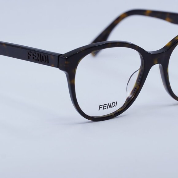 ?️ New Fendi FE50024I 053 Eyeglasses - Dark Havana Frame 52mm main image 5
